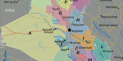 Карта Ірака