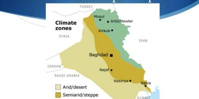Карта Ірака клімату
